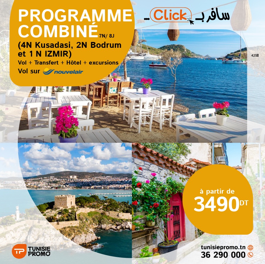 combiné kusadasi budrum izmir